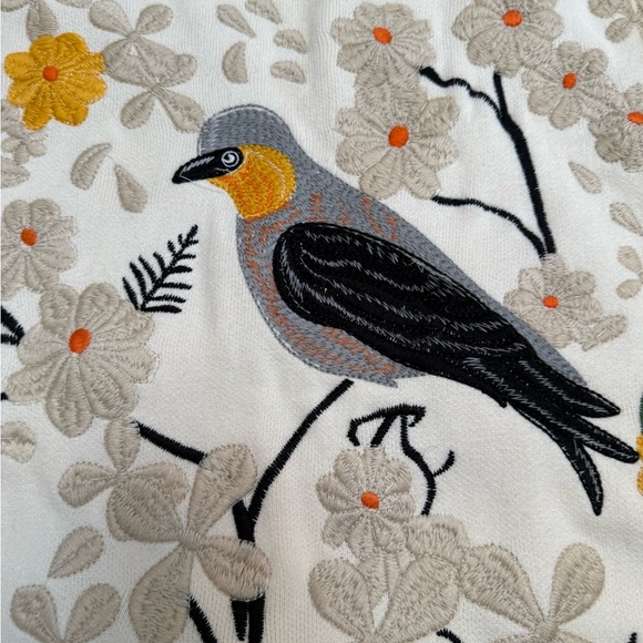 Yitai Mille Fleurs Embroidery Sweater Large NWT - Picture 4 of 15